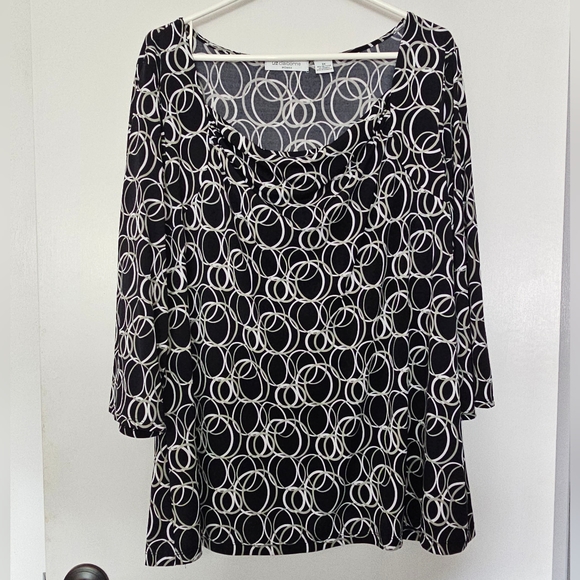 Liz Claiborne Tops - Liz Claiborne Plus Size 3/4 Sleeve Blouse